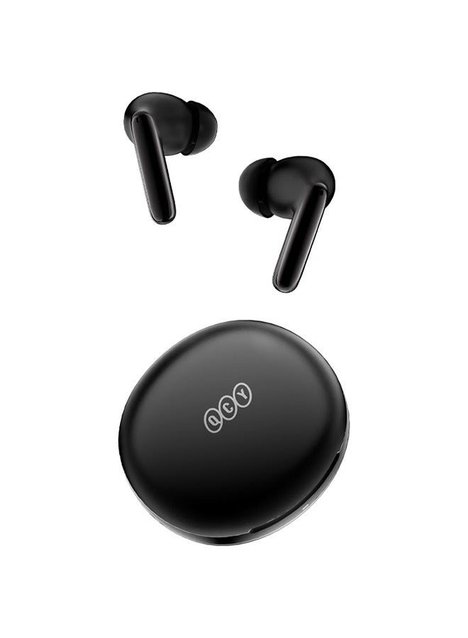 T13 ANC2 Truly Wireless ANC Earbuds With Noise Cancellation, 30 Hours Long Battery Life, 5.3 Bluetooth Multipoint and Stable Connections Black