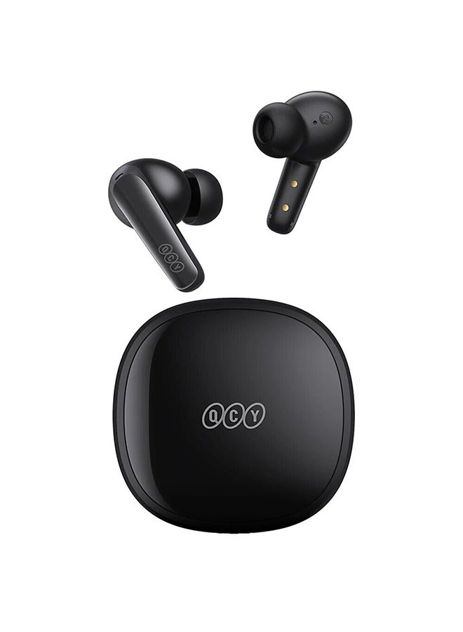 T13X TWS Wireless Earbuds With 5.3 Bluetooth,4 Microphones With ENC Noise Cancellation,Water Resistance,Touch Controls & Long Battery Life Black