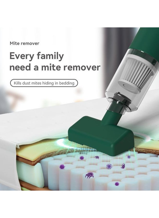 Mite remover vacuum cleaner household handheld wireless portable high-power vehicle dust removal mite cleaner spot