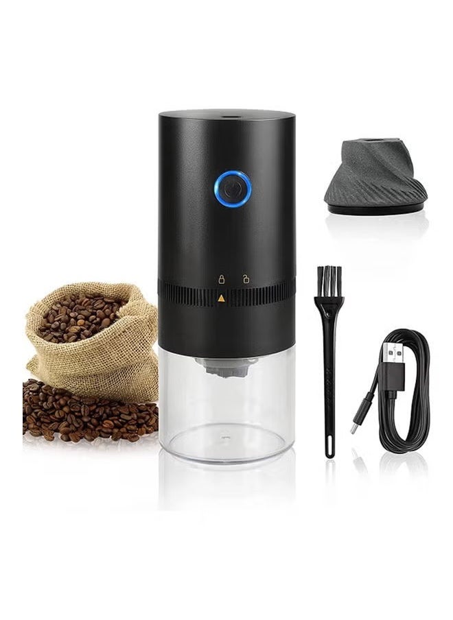 Portable Electric Coffee Grinder,13.0 W Grinder (black 7.5*7.5*18cm)