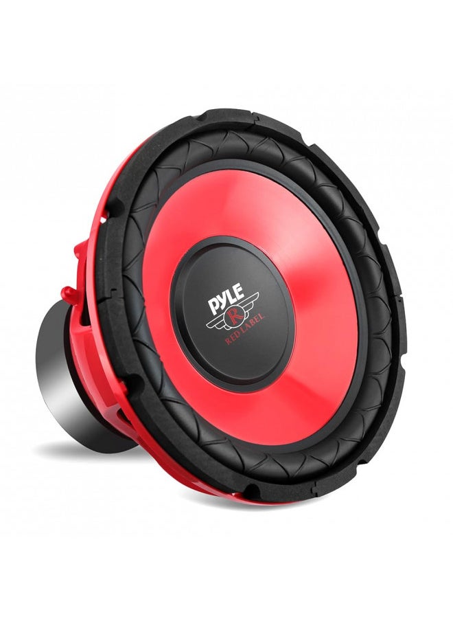 PYLE PLW10BL 10-Inch 600 Watt Subwoofer, Red