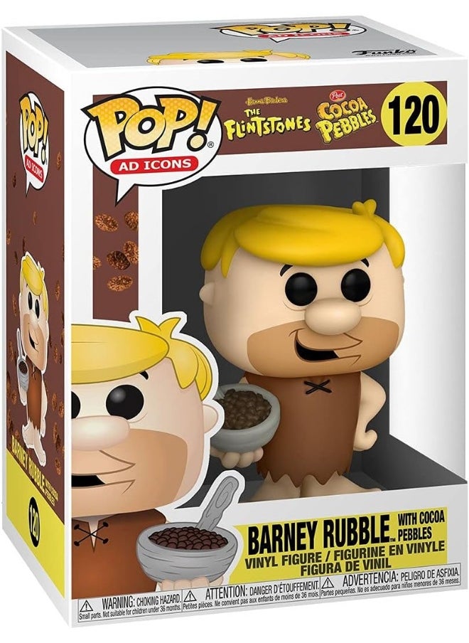 Funko Pop! Ad Icons: Cocoa Pebbles - Barney With Cereal Multicolor