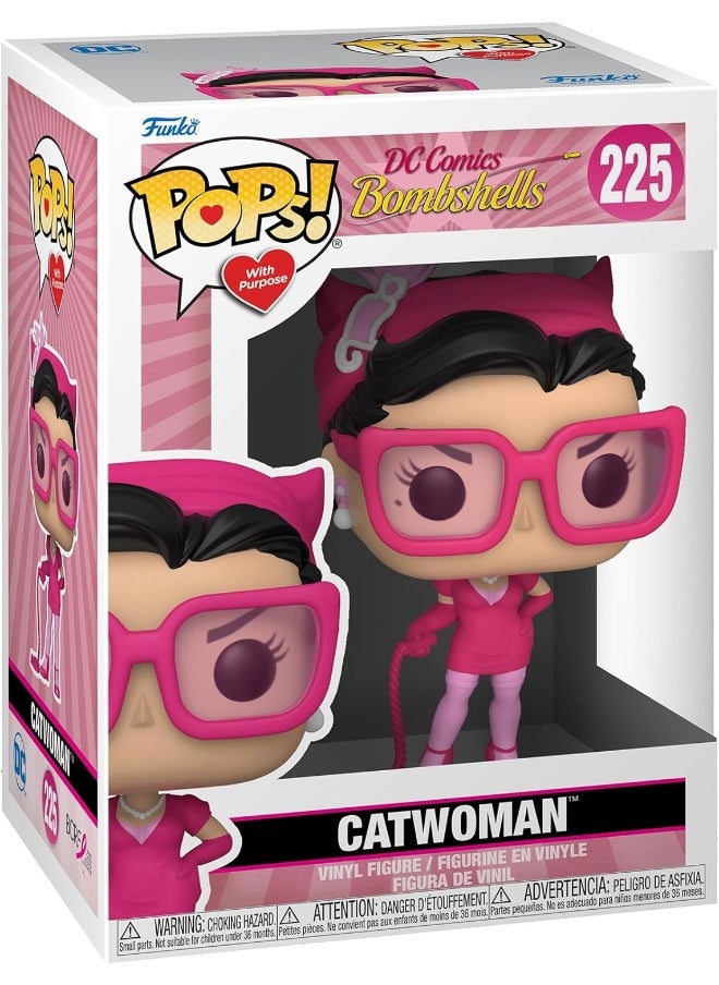 Funko 58499 POP Heroes: Cancer Awareness - Bombshell Catwoman