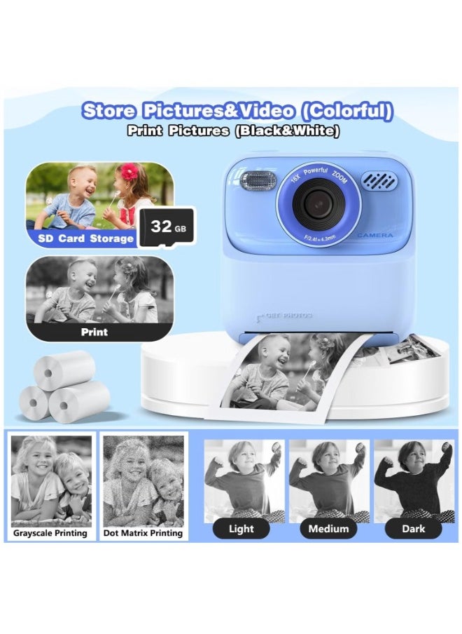 Kid Camera Instant Print Photo – Perfect Birthday Gift for Kids!