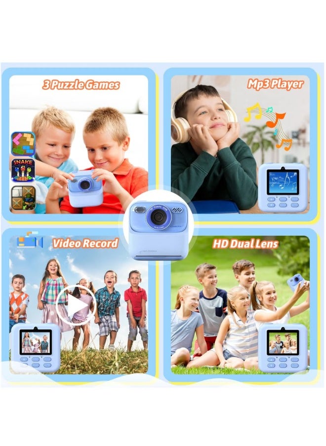 Kid Camera Instant Print Photo – Perfect Birthday Gift for Kids!