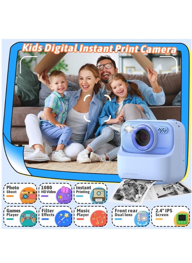 Kid Camera Instant Print Photo – Perfect Birthday Gift for Kids!