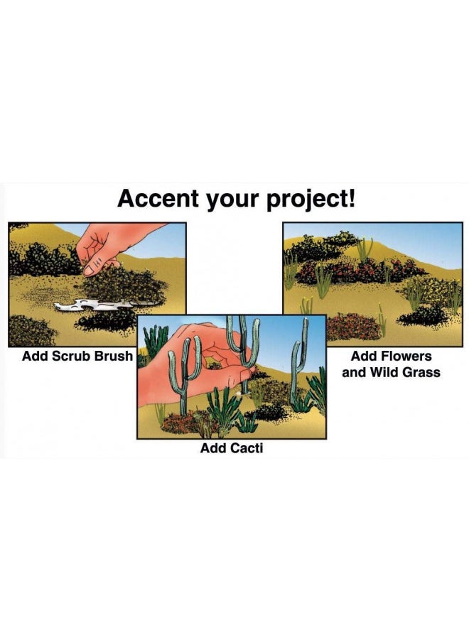 Woodland Scenics SP4124 Desert Plants Diorama Kit