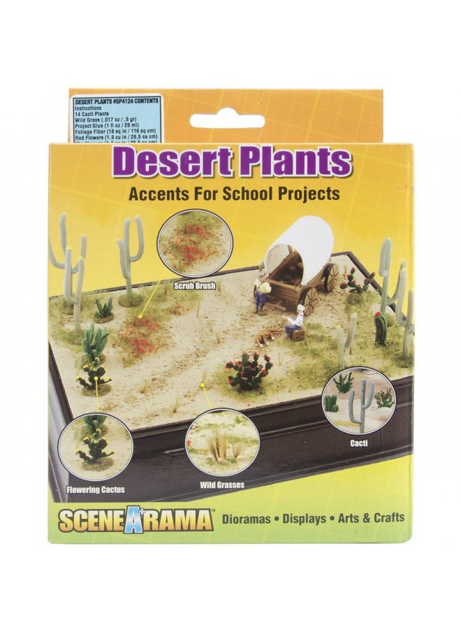 Woodland Scenics SP4124 Desert Plants Diorama Kit