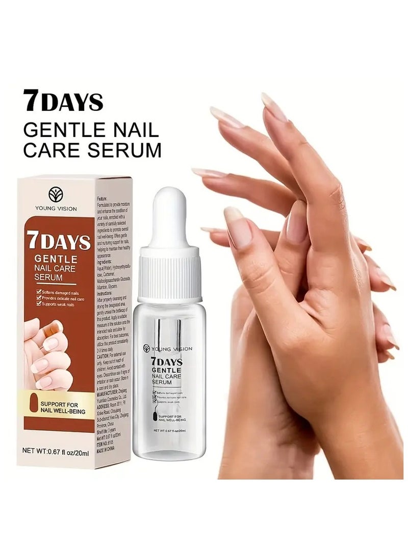 7 Days Nail Strengthening Serum  Nail Cuticle Oil Strengthener Promote Strong Nail From Fragile Broken Stronger Nails In 1 Week Nail Thickening