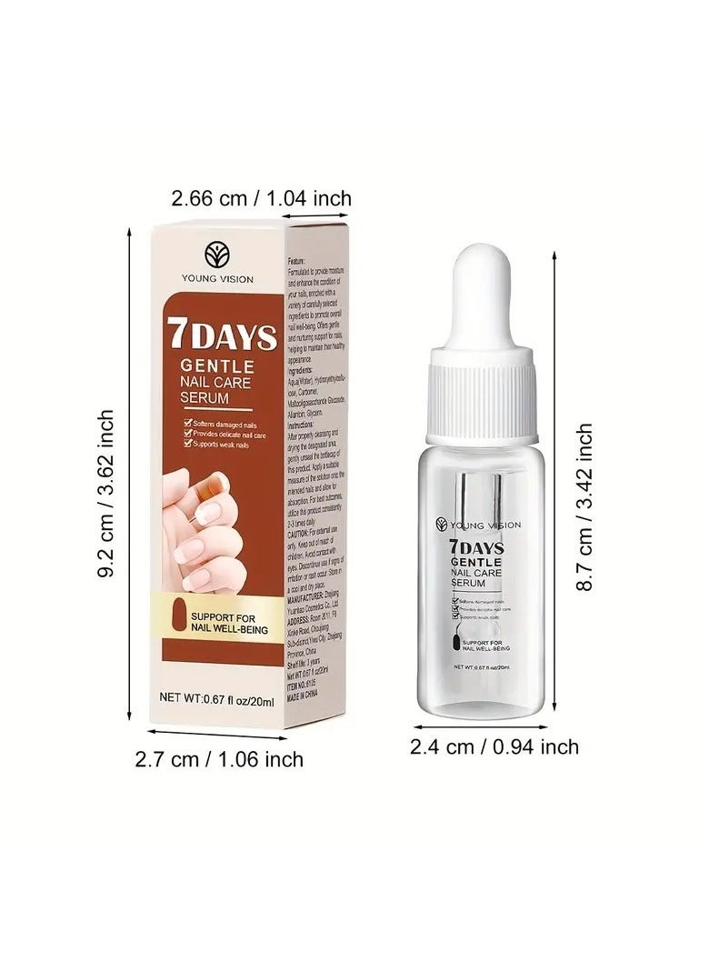 7 Days Nail Strengthening Serum  Nail Cuticle Oil Strengthener Promote Strong Nail From Fragile Broken Stronger Nails In 1 Week Nail Thickening