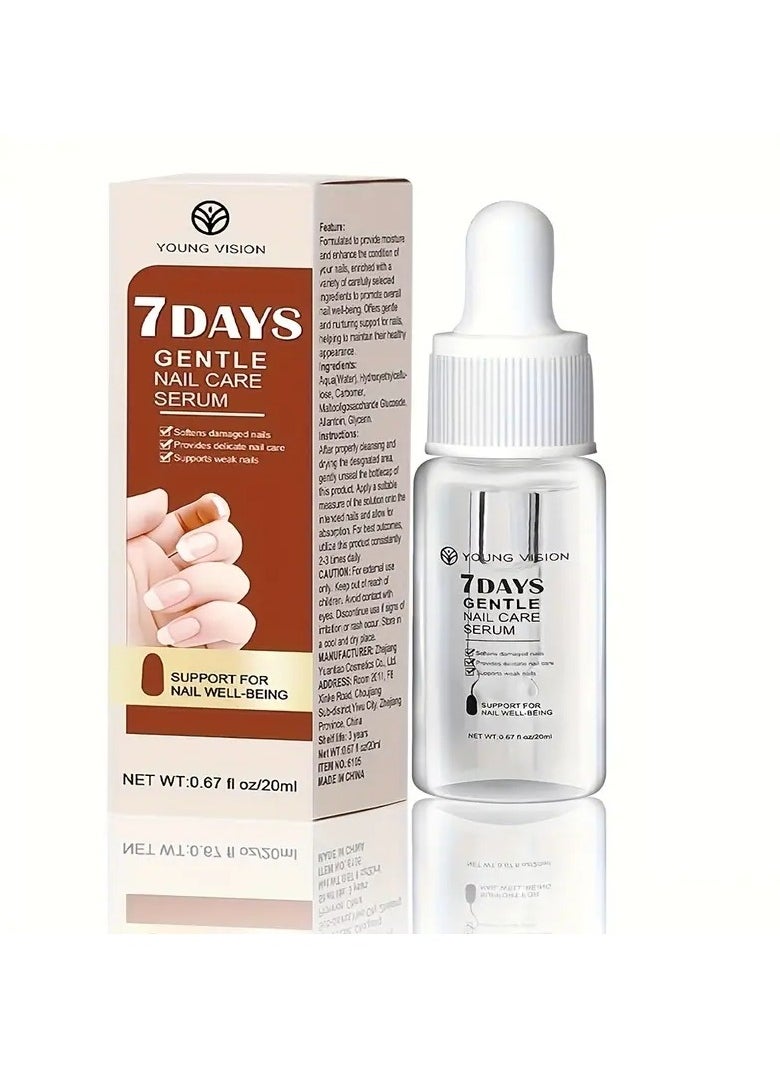 7 Days Nail Strengthening Serum  Nail Cuticle Oil Strengthener Promote Strong Nail From Fragile Broken Stronger Nails In 1 Week Nail Thickening