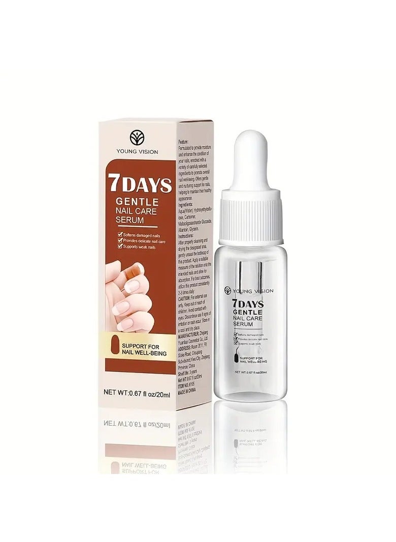 7 Days Nail Strengthening Serum  Nail Cuticle Oil Strengthener Promote Strong Nail From Fragile Broken Stronger Nails In 1 Week Nail Thickening