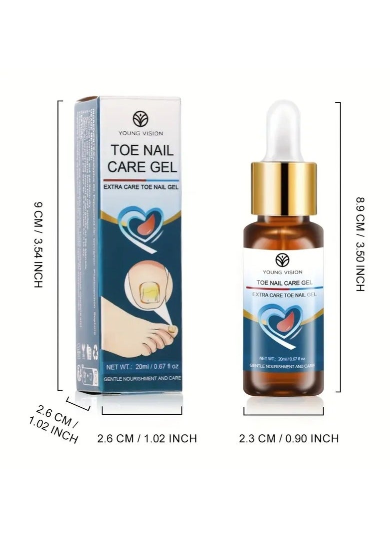 Toenail Strengthener Gel Oil Care Gel All Natural Formula Nourishing And Repairing