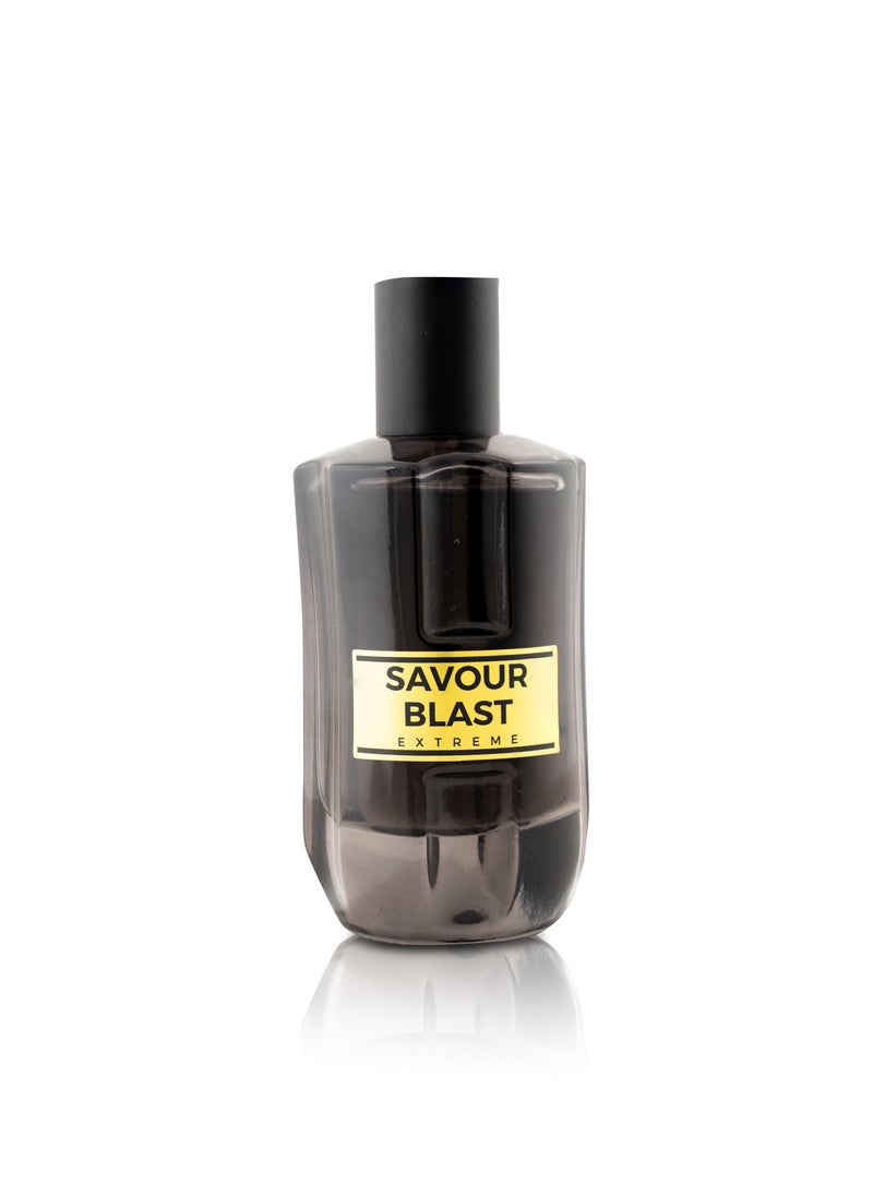 Savour Blast Extreme Perfume for Men, 100ml - Bold and Long-Lasting Smoky Fragrance