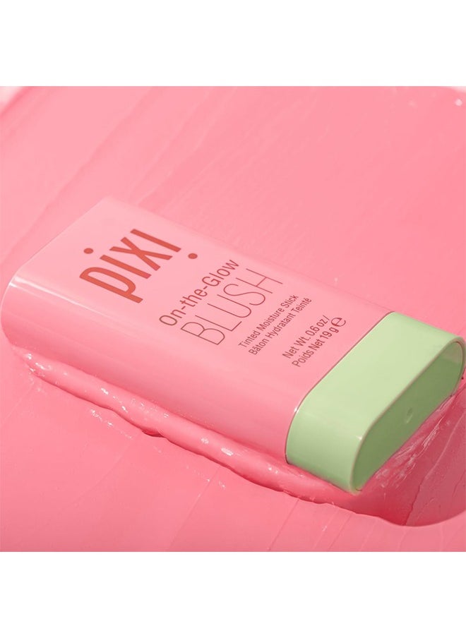 On-the-Glow Blush, Tinted Moisture Stick Baton Hydrating Tinted, Moisture Blush Stick with Ginseng, Aloe Vera & Fruit Extracts, for Cheeks & Lips, 19g / 0.6oz (Fleur)
