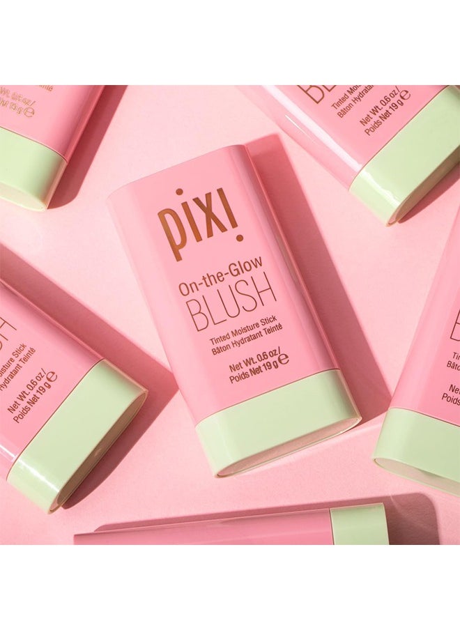 On-the-Glow Blush, Tinted Moisture Stick Baton Hydrating Tinted, Moisture Blush Stick with Ginseng, Aloe Vera & Fruit Extracts, for Cheeks & Lips, 19g / 0.6oz (Fleur)