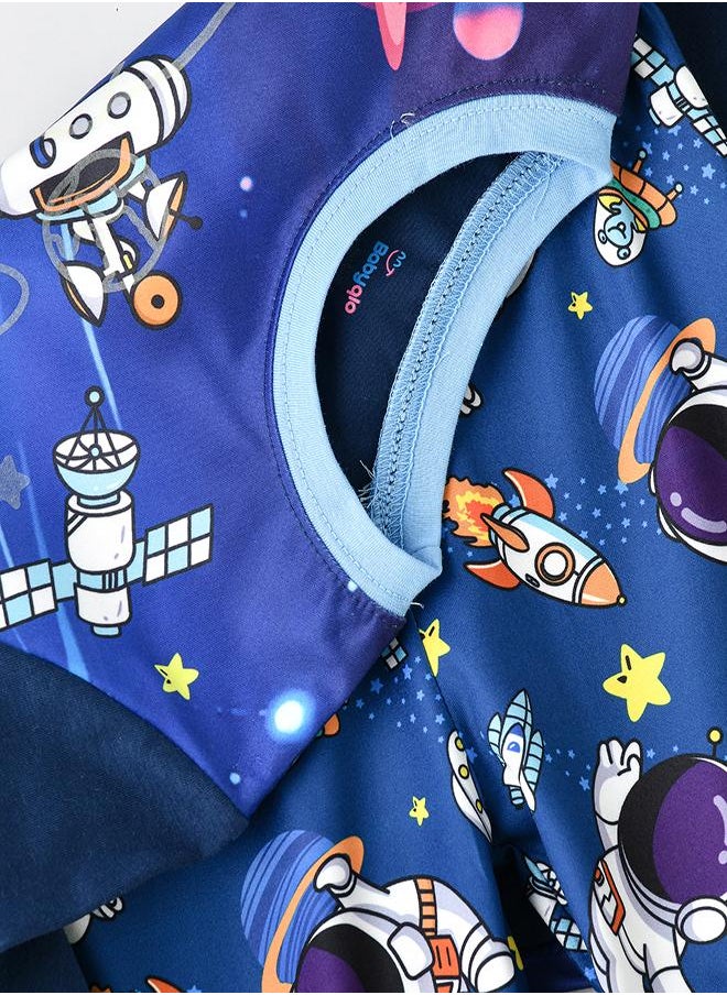 Space Adventure Glow-in-the-Dark Pajama Set for Boys