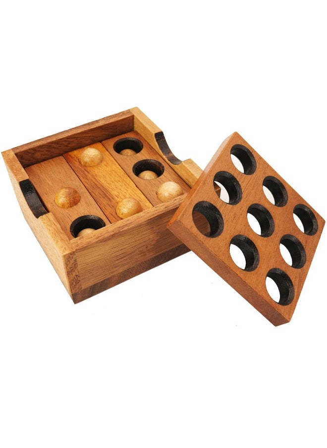 Wooden Board Games Educational Sets Classic For Coffee Table Or Home Decor And Living Room Decor Rustic Golf Game (Gopher Holes) Made By Wooden For Kids Brain Teaser Puzzle