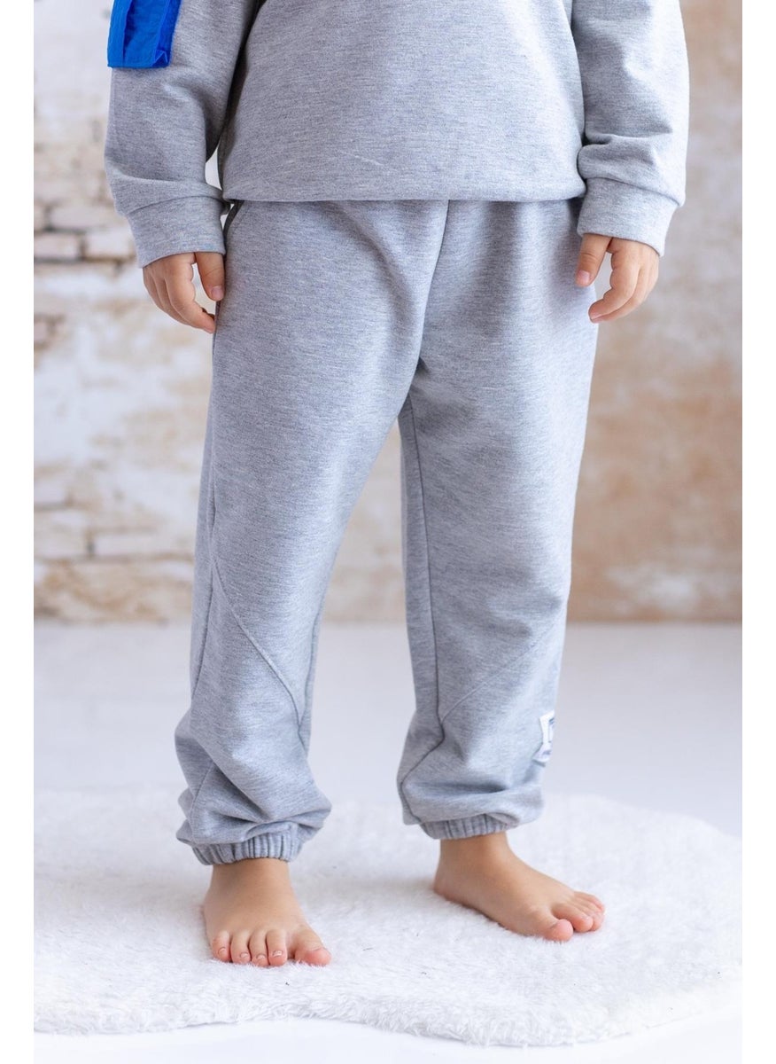 Boy's Labeled Tracksuit Bottoms - Grimelanj