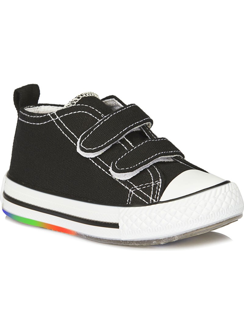 Pino Lighted Unisex Kids Black/White Sneakers