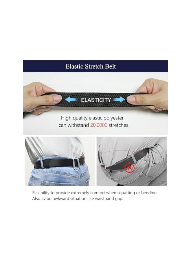 Ratchet Elastic Stretch Belts, 1 3/8