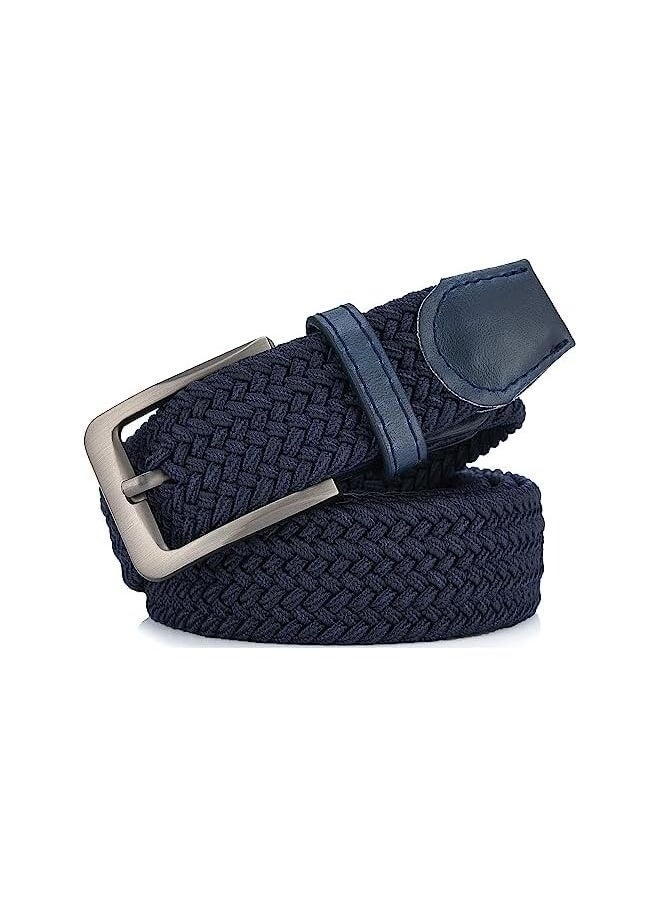 Woven Elastic Braided Belt For Men - Fabric Stretch Casual Belt