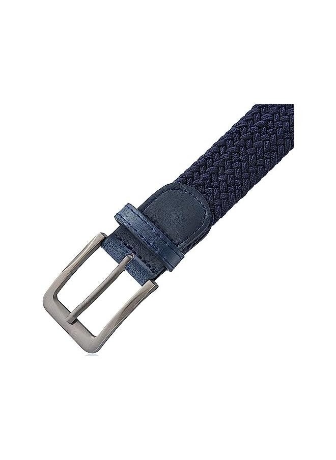 Woven Elastic Braided Belt For Men - Fabric Stretch Casual Belt