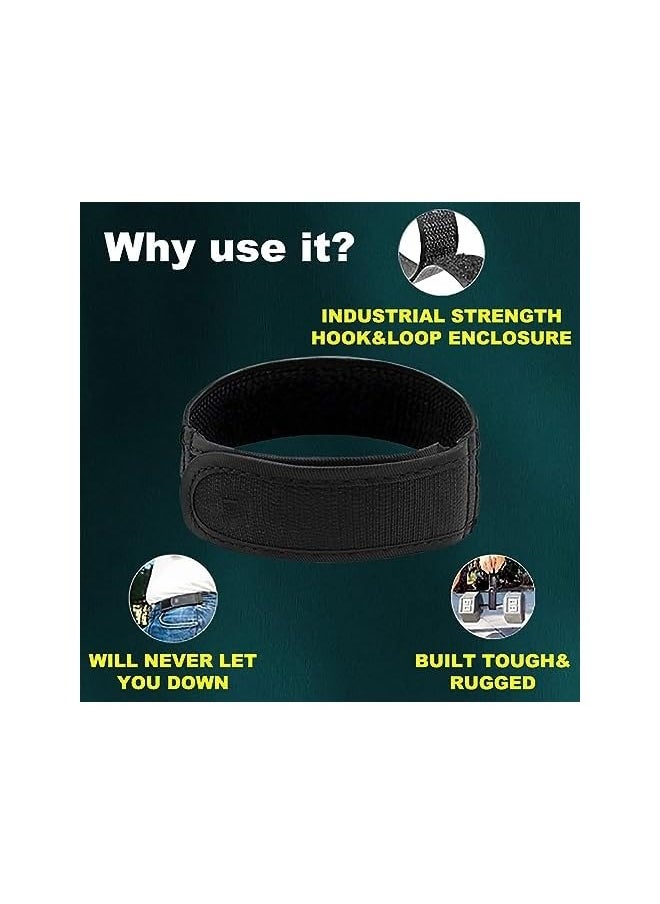 No Buckle Elastic Belt For Men — Fits 4cm Belt Loops, Comfortable and Easy To Use（Size:L）, Black