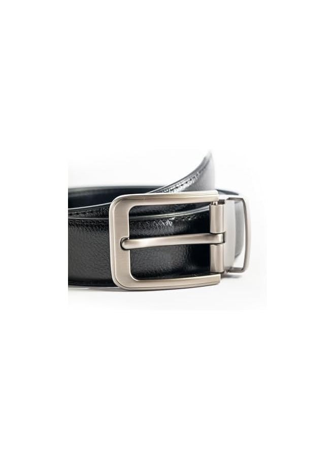 Men's Belt 100% Leather Casual and Business Wear Trim to Fit