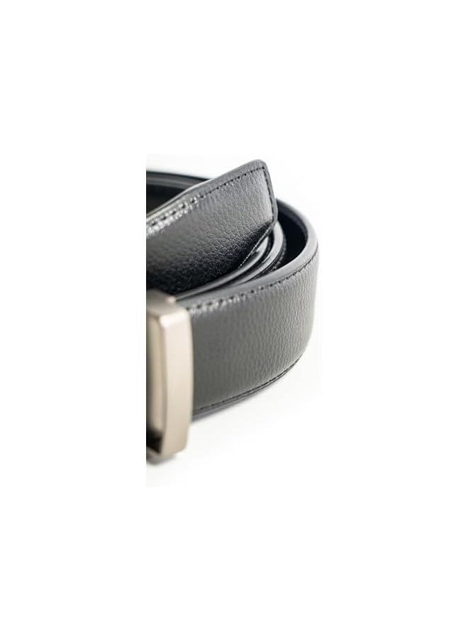 Men's Belt 100% Leather Casual and Business Wear Trim to Fit