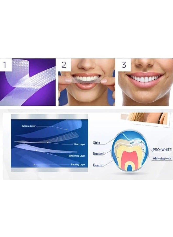 5 Pairs 10 Piece 3D Whitestrips LUXE Professional Effects Advanced Seal, 3D Teeth Whitening Kit, Dental Whitening Treatment, Home Dental Whitening Kit, Oral Hygiene Care Strip