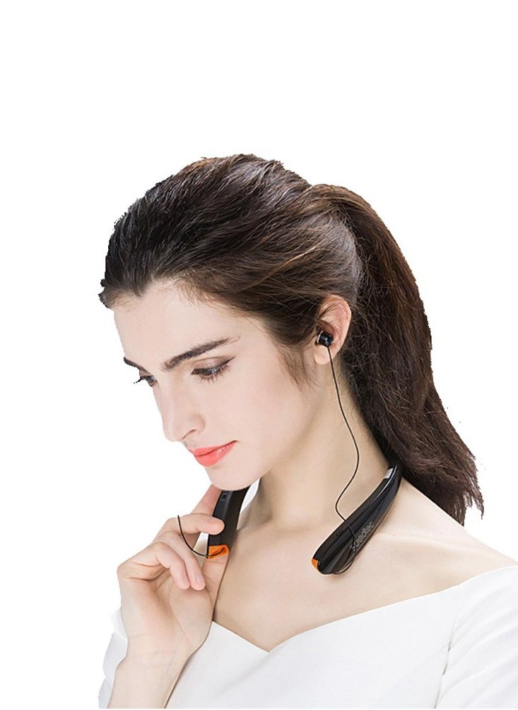 Porodo Soundtec Bluetooth Neck Band with Extendable Earbuds