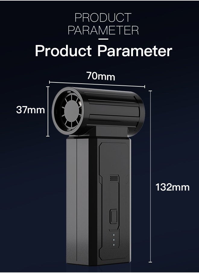 Compressed Air Dusters, Turbo Jet Fan for Sand and Dust Removal, 35M/S Wind Speed