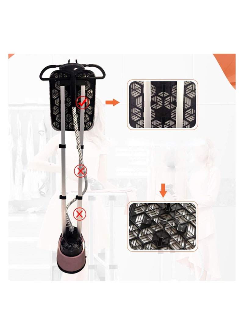 Professional Garment Steamer with Ironing Board, 2.3L Tank, 1800W, Telescopic Double Pole, 154cm Height, Rose Gold