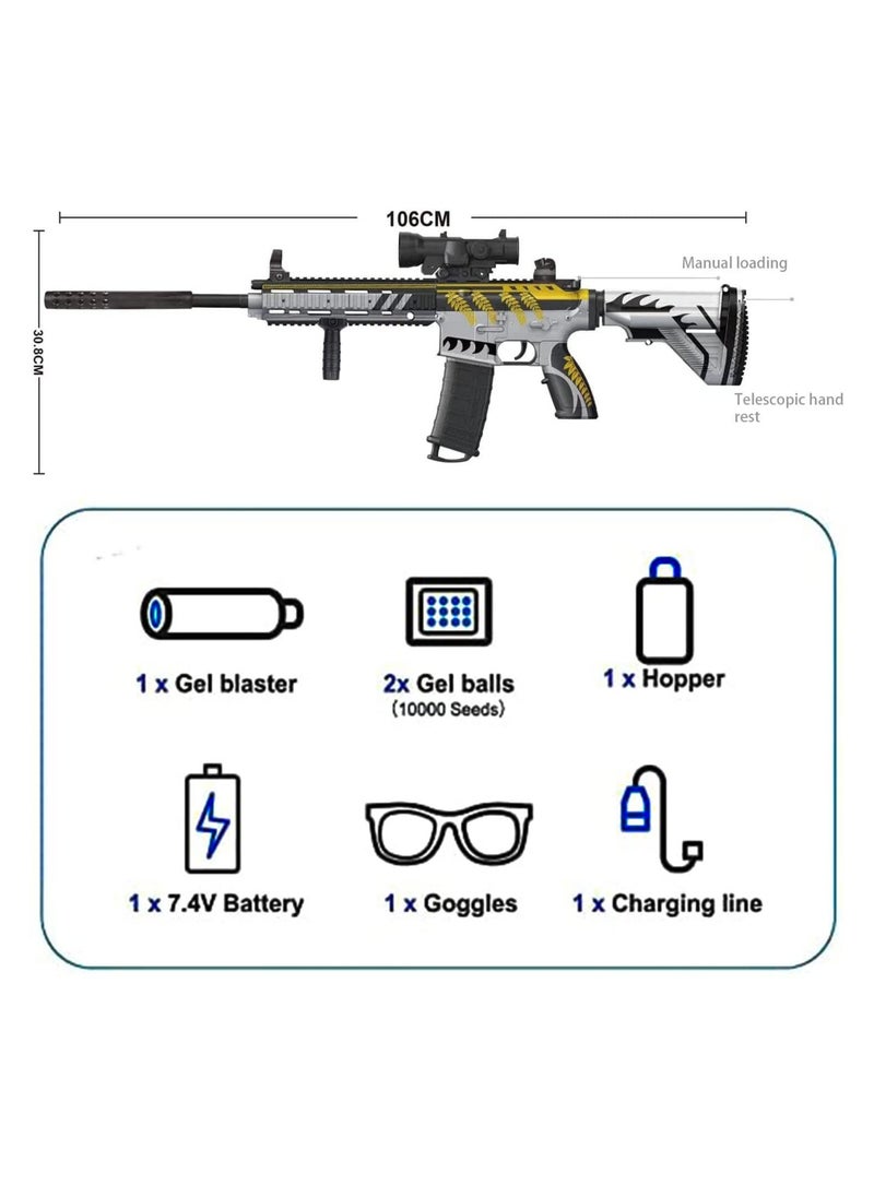 Toys Sports & Outdoor Play Blasters Gel Balls Blaster Toy Gun 106cm M416 with 30000 Water Beads For Kids