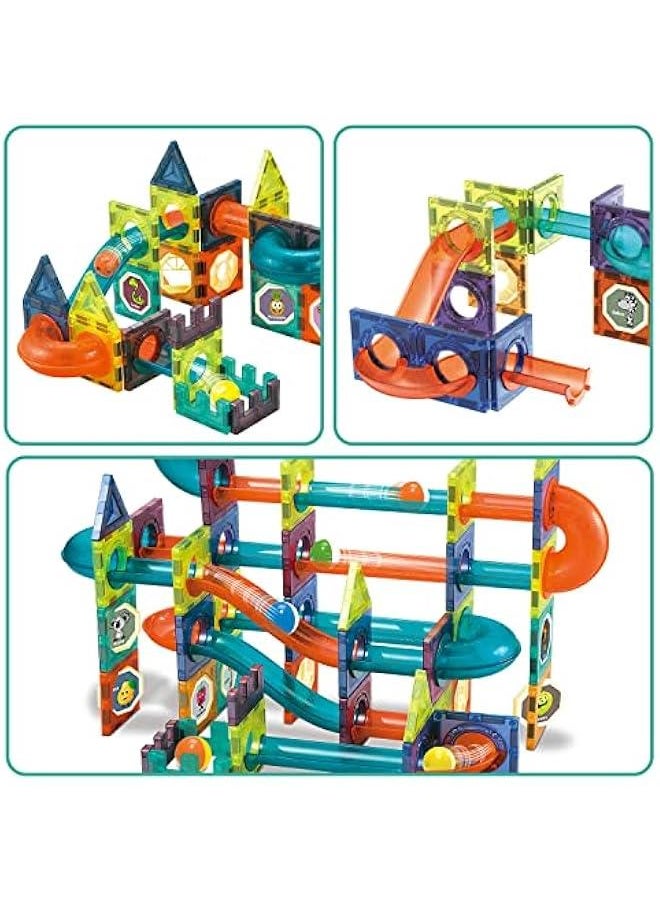 Magnetic Tiles Magnetic Blocks Marble Run STEM Toys for Kids, Boys and Girls