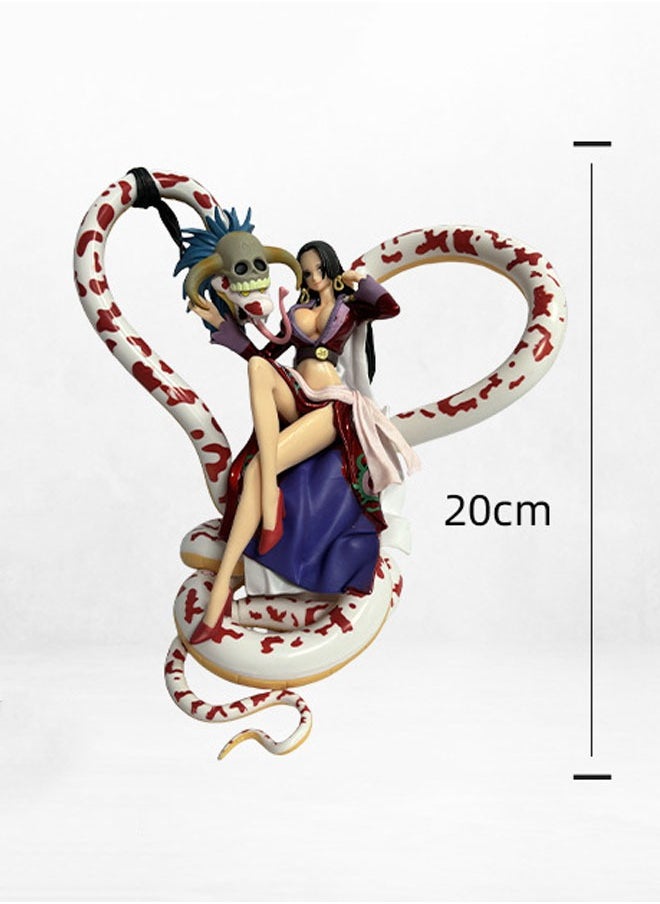 20cm Anime ONE PIECE Luffy Boa·Hancock Action Figure Toys Gifts