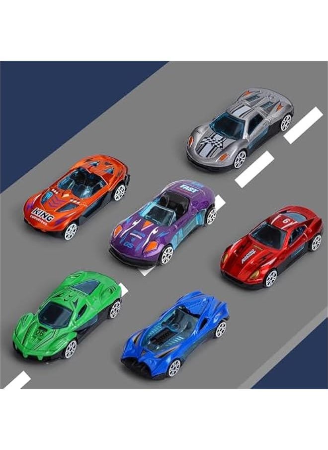 iHaHa Toddler Toys for 3 4 5 6 Years Old Boys, Die-Cast Transport Truck Car Toys 64 -Inch Race Track for Boys Kids, Toddler Car Toys Track Set for Kids Boys Girls