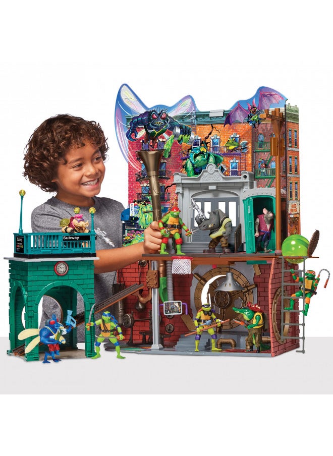 Teenage Mutant Ninja Turtles: Mutant Mayhem Sewer Lair Playset by Playmates Toys