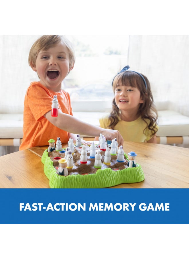 Educational Insights Bunny Hop: Memory & Color Recognition Preschool & Toddler Game, 2-4 Players, Gift for Kids Ages 4+