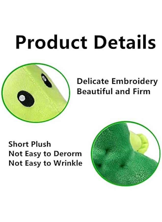 3 PCS Plants and Zombies Peashooter Plush Pea Sets Zombies Toys PVZ Plushies 1 2 Stuffed Soft Doll Pea 3 New