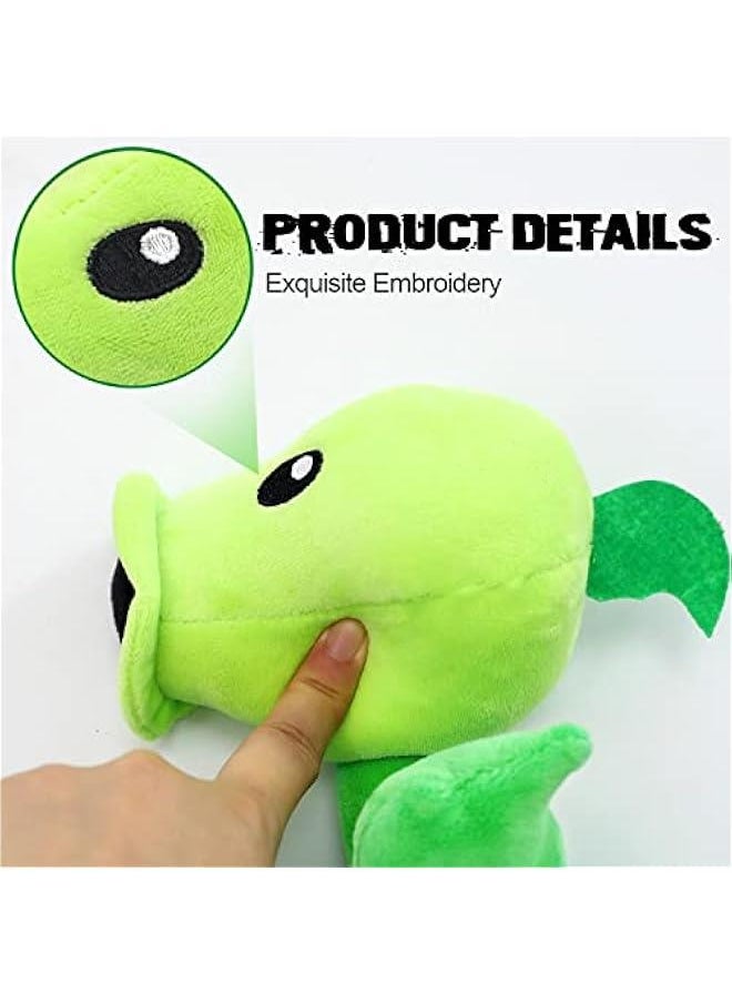 6pcs Plants and Zombies Plush vs Toys Sets PVZ Plush Stuffed Toys Soft Figure Doll Great Birthday Gifts for Boys and Girls