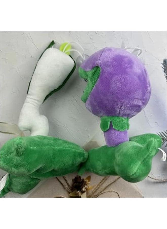 2PCS 7 Plants and Zombies Chomper Plush Zombies Toys PVZ Plushies 1 2 Stuffed Soft Doll Lightning Reed Plant Toy New