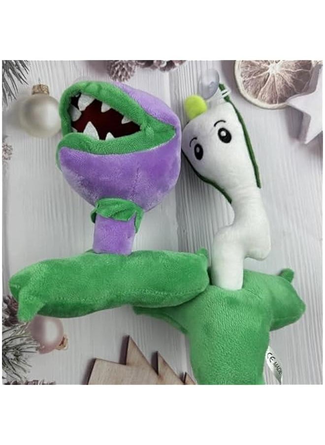 2PCS 7 Plants and Zombies Chomper Plush Zombies Toys PVZ Plushies 1 2 Stuffed Soft Doll Lightning Reed Plant Toy New