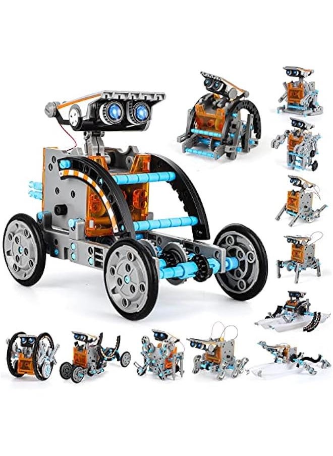 Toys for Ages 8-13, 12-in-1 STEM Solar Robot Kit Toys Gifts for Kids 8 9 10 11 12 13 Years Old, Educational Building Science Experiment Set Birthday for Kids Boys Girls