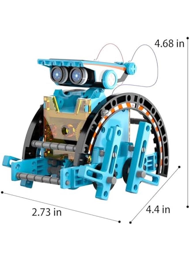 12-in-1 STEM Solar Robot Kit Toys Gifts for Kids 8 9 10 11 12 13 Years Old, Educational Building Science Experiment Set Birthday for Kids Boys Girls