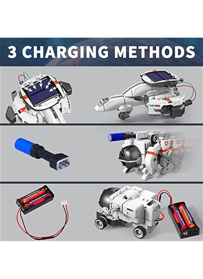 STEM Projects for Kids Age 8-12, 6-in-1 STEM Solar Robot Kit Space Toys Birthday for Boys Girls Kids Teen 8 9 10 11 12 13 Years Old, Science Kits for Boys