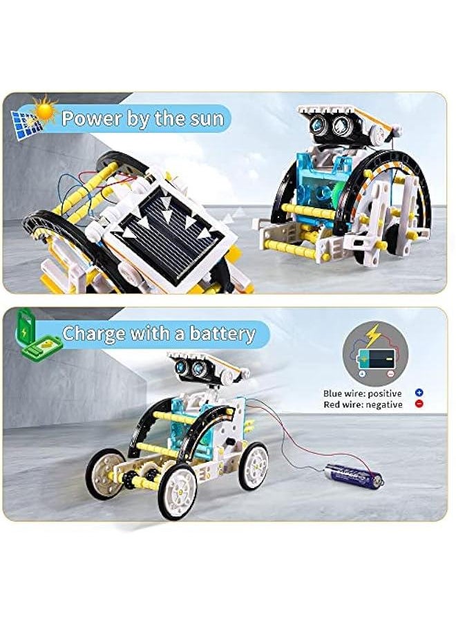 Toys for Ages 8-13,12-in-1 STEM Solar Robot Kit Toys Gifts for Kids 8 9 10 11 12 13 Years Old, Educational Building Science Experiment Set Gifts for Kids Boys Girls