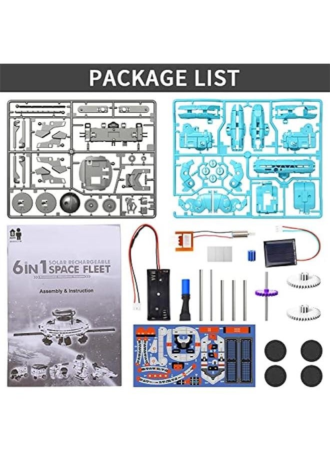 STEM Projects for Kids Ages 8-12 12-16, 6-in-1 Building Science STEM Kits for Solar Robot Kit Space Toys Birthday Gifts for 8 9 10 11 12 13 14 15 16 Year Old, Boys Girls Teens