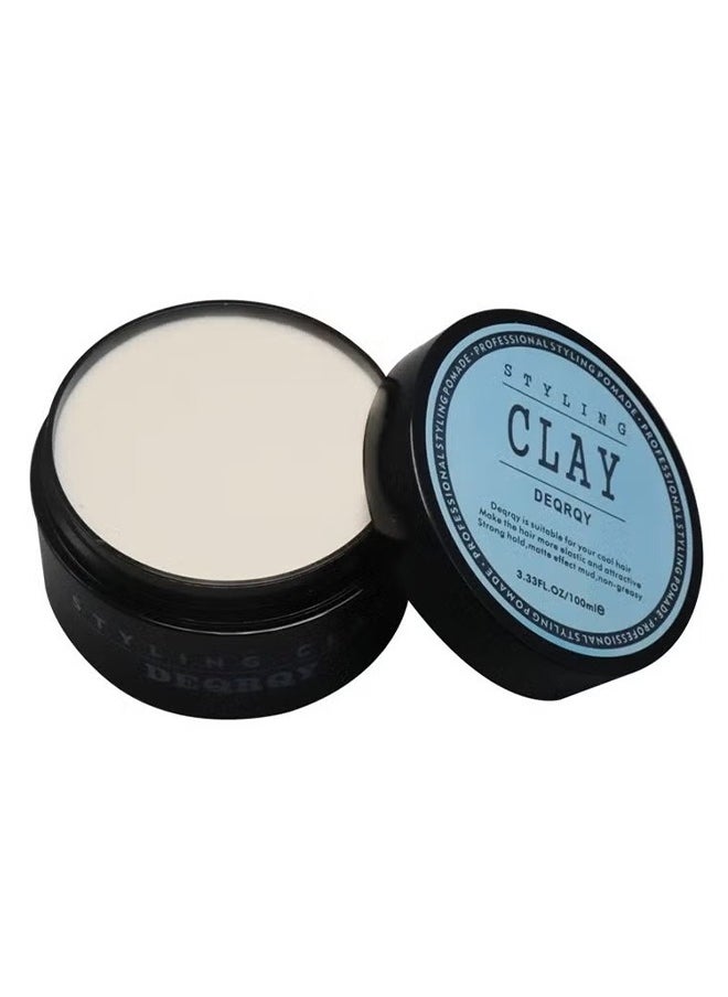 Styling clay men fiber pliable molding cream 100ml, Styling Hair Wax Clay matte Clay